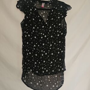 No Boundaries Black Star Blouse